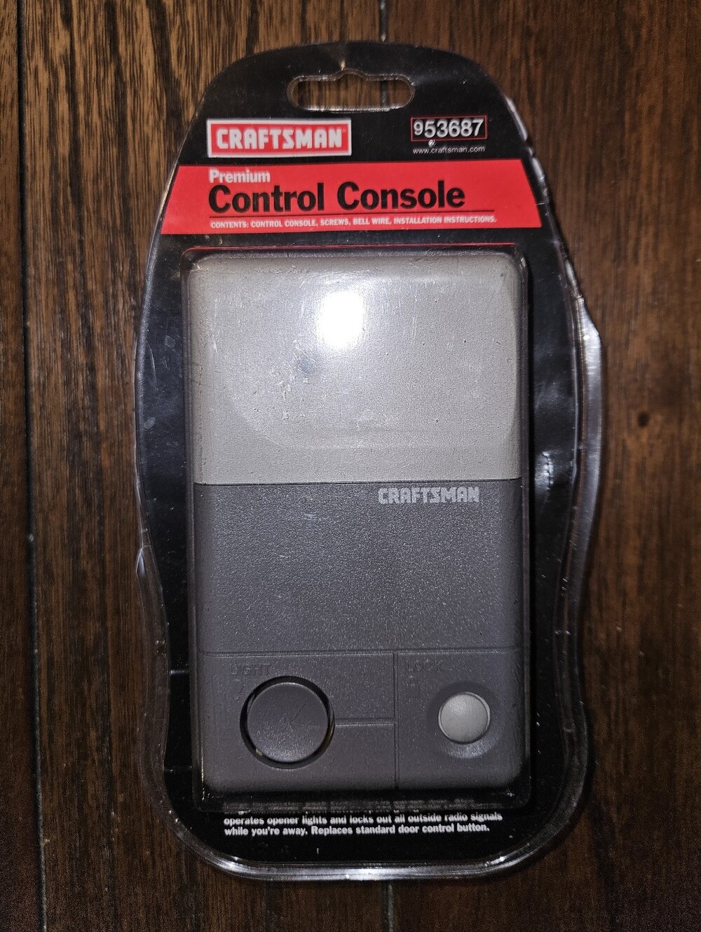 Craftsman Wall Mounted Premium Control Console Model 953687 Garage Door Opener